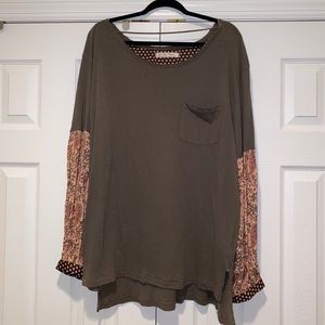 FREE PEOPLE long sleeve top
